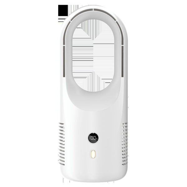 Electric Bladeless Fan Cooler Desktop Portable Usb Rechargable Air Cooling Fan Wireless Led Display Silent 360 Circulation - Image 4