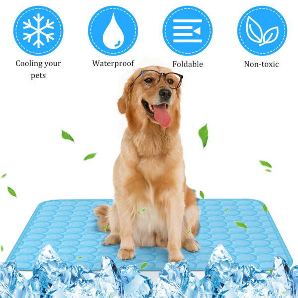 Pet Cooling Mat Cool Pad Cushion Dog Cat Puppy Blanket For Summer Sleeping Bed Dog Cooling Bed Pet Cooling Mat - Image 9
