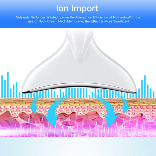 EMS Microcurrent Neck Face Beauty Device With 3 Colors LED Photon Therapy Skin Tighten Reduce Double Chin Face Lifting Devices - Image 9