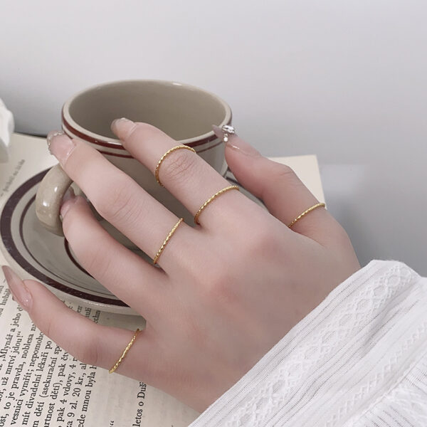 S925 Sterling Silver Sparkling Ring For Men And Women - Image 4