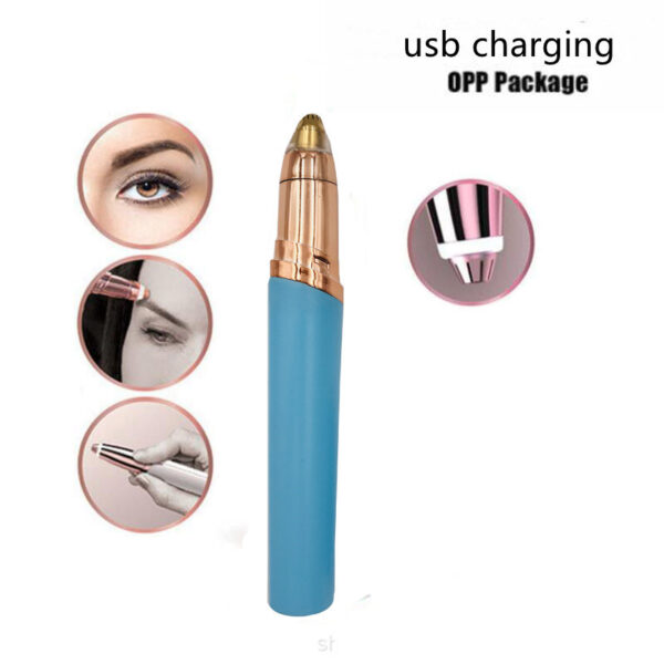Eyebrow Epilator Maquiagem Profissional Completa Trymer Do Brwi Eye Brow Trimmer For Rasoir Visage Femme Make Up Eye Brow Shaper - Image 8