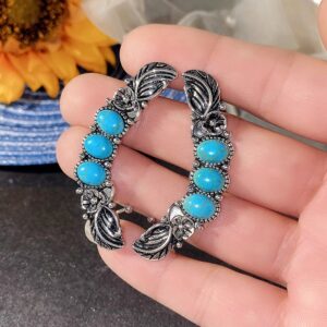 Turquoise Retro Earrings Ear Clip
