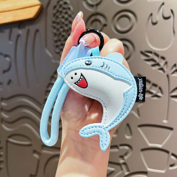 Original Marine Animal Leather Dolphin Keychain - Image 8