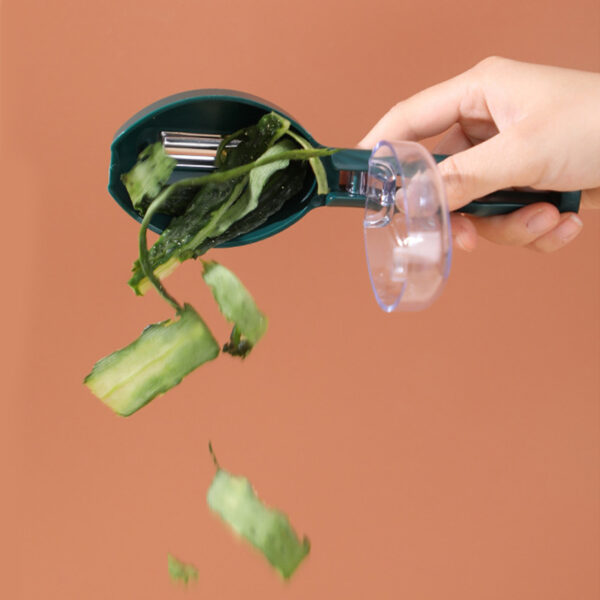 Peeling Knife With Storage Lid Fruit And Potato Peeler Kitchen Gadgets - Image 3