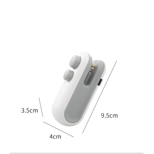 Chip Bag Sea Vacuum Sealing Machine Handheld Heat Vacumn Sealer Portable Heat Sealer USB Rechargeable For Food Storage Clip Bag Kitchen Gadgets - Image 8