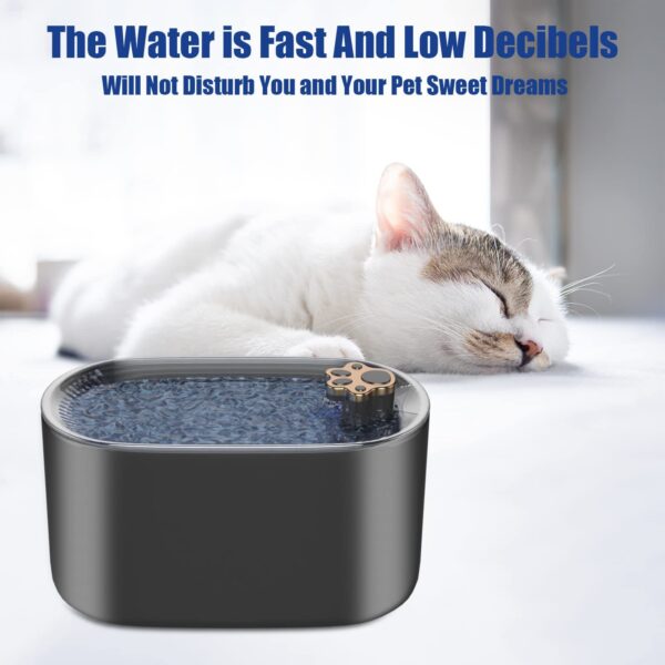 3L Cat Water Fountain Filter Automatic Drinker For Dogs Cats Pet Water Dispenser Ultra-Quiet Water Dispenser With LED Light Pet Products - Image 7