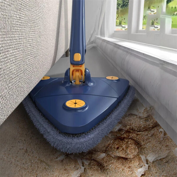 Extendable Triangle Mop 360 Rotatable Adjustable 110 Cm Cleaning Mop For Tub Tile Floor Wall Cleaning Mop Deep Cleaning Mop - Image 8