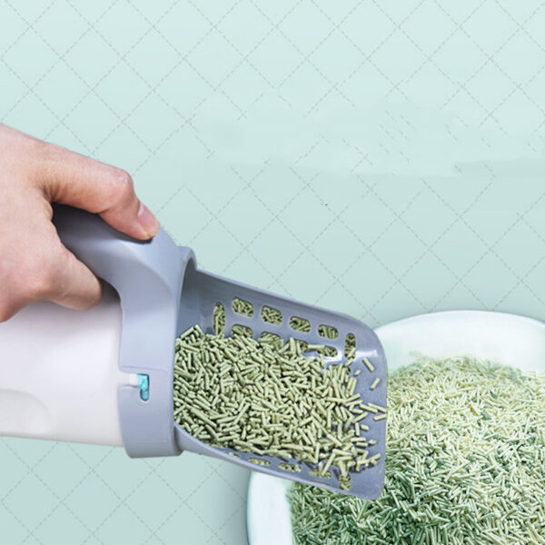 Storage Box Integrated Lazy Cat Litter Shovel Set - Image 7